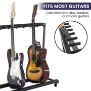 Karrera Steel Multi Guitar Stand for 7 Guitars V240-STD-007