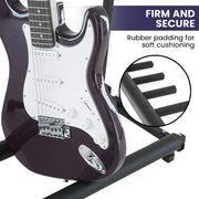 Karrera Steel Multi Guitar Stand for 7 Guitars V240-STD-007