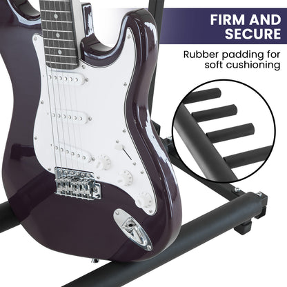 Karrera Steel Multi Guitar Stand for 7 Guitars V240-STD-007