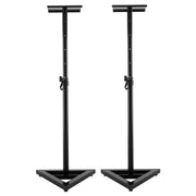 Karrera Adjustable Floor Speaker Stand Surround Sound - Black V240-STD-SPK