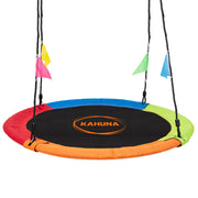 Kahuna Kids 1.2m Tree Saucer Swing Set Round 400kg With Straps Capacity Outdoor V240-SWG-KAH-ZH-48