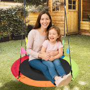 Kahuna Kids 1.2m Tree Saucer Swing Set Round 400kg With Straps Capacity Outdoor V240-SWG-KAH-ZH-48