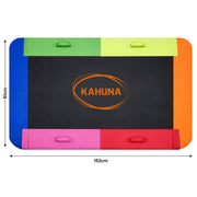 Kahuna Heavy Duty 60 Inch Rectangular Tree Swing With Adjustable 180cm Lifting Ropes Foam Padded Tubes And V240-SWG-KAH-ZRT-60