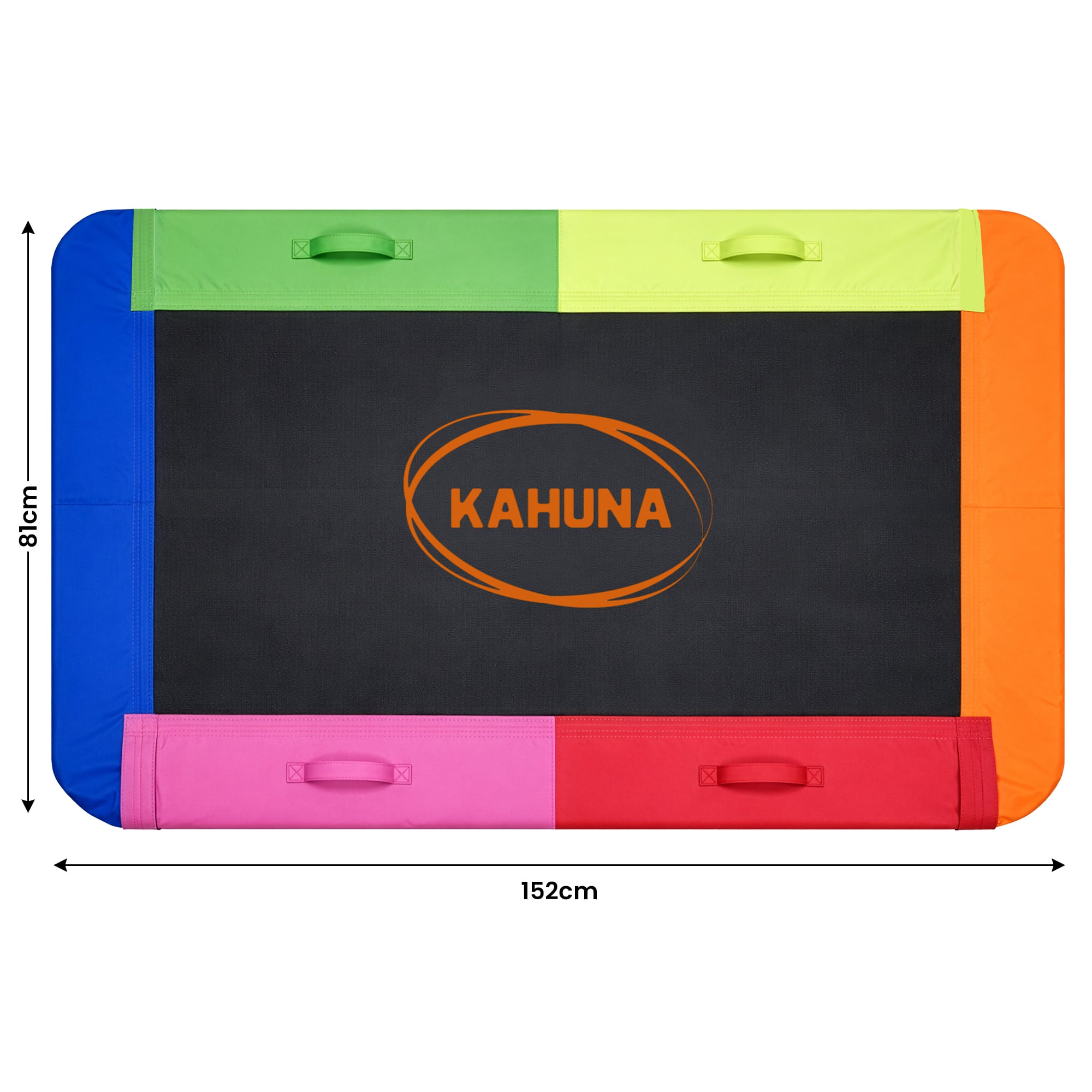 Kahuna Heavy Duty 60 Inch Rectangular Tree Swing With Adjustable 180cm Lifting Ropes Foam Padded Tubes And V240-SWG-KAH-ZRT-60
