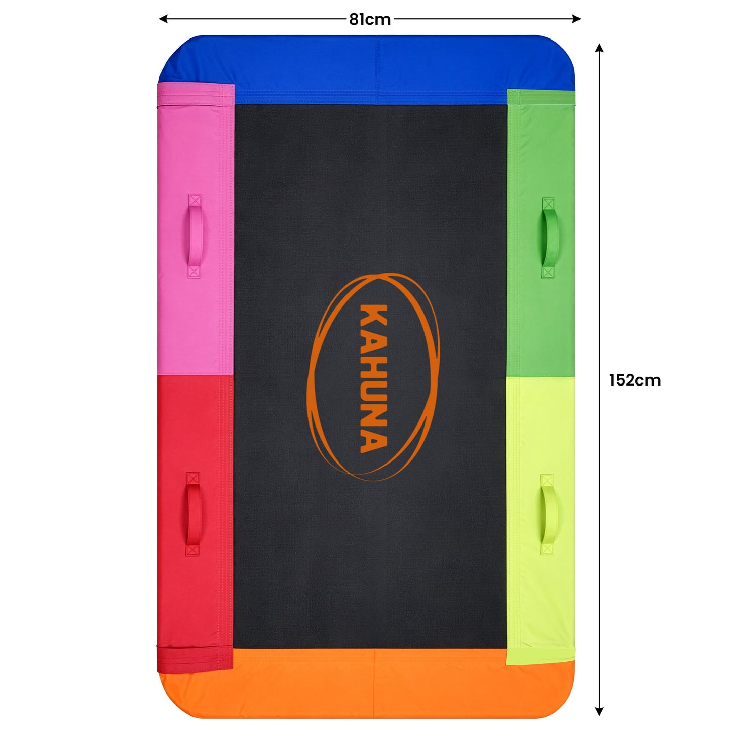 Kahuna Heavy Duty 60 Inch Rectangular Tree Swing With Adjustable 180cm Lifting Ropes Foam Padded Tubes And V240-SWG-KAH-ZRT-60