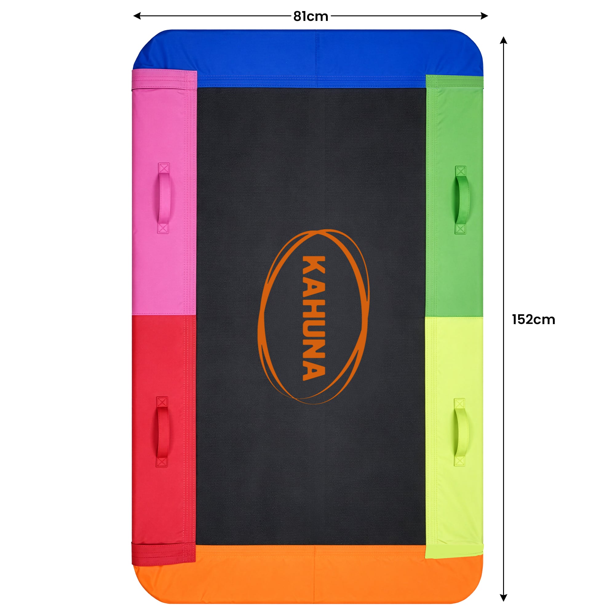 Kahuna Heavy Duty 60 Inch Rectangular Tree Swing With Adjustable 180cm Lifting Ropes Foam Padded Tubes And V240-SWG-KAH-ZRT-60