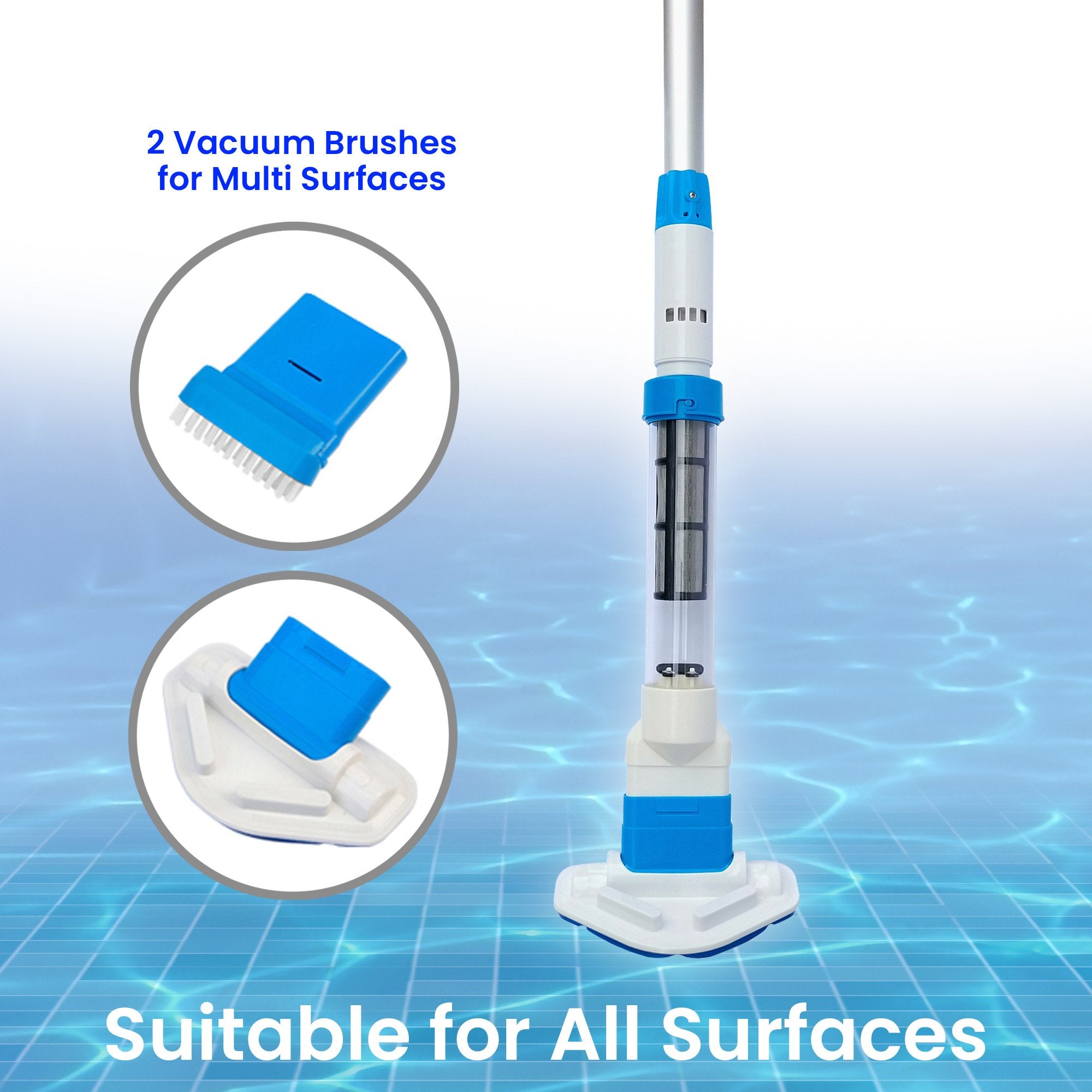 Aquajack 127 Portable Rechargeable Spa and Pool Vacuum Cleaner V240-SWP-CLN-127