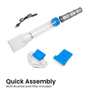 Aquajack 127 Portable Rechargeable Spa and Pool Vacuum Cleaner V240-SWP-CLN-127