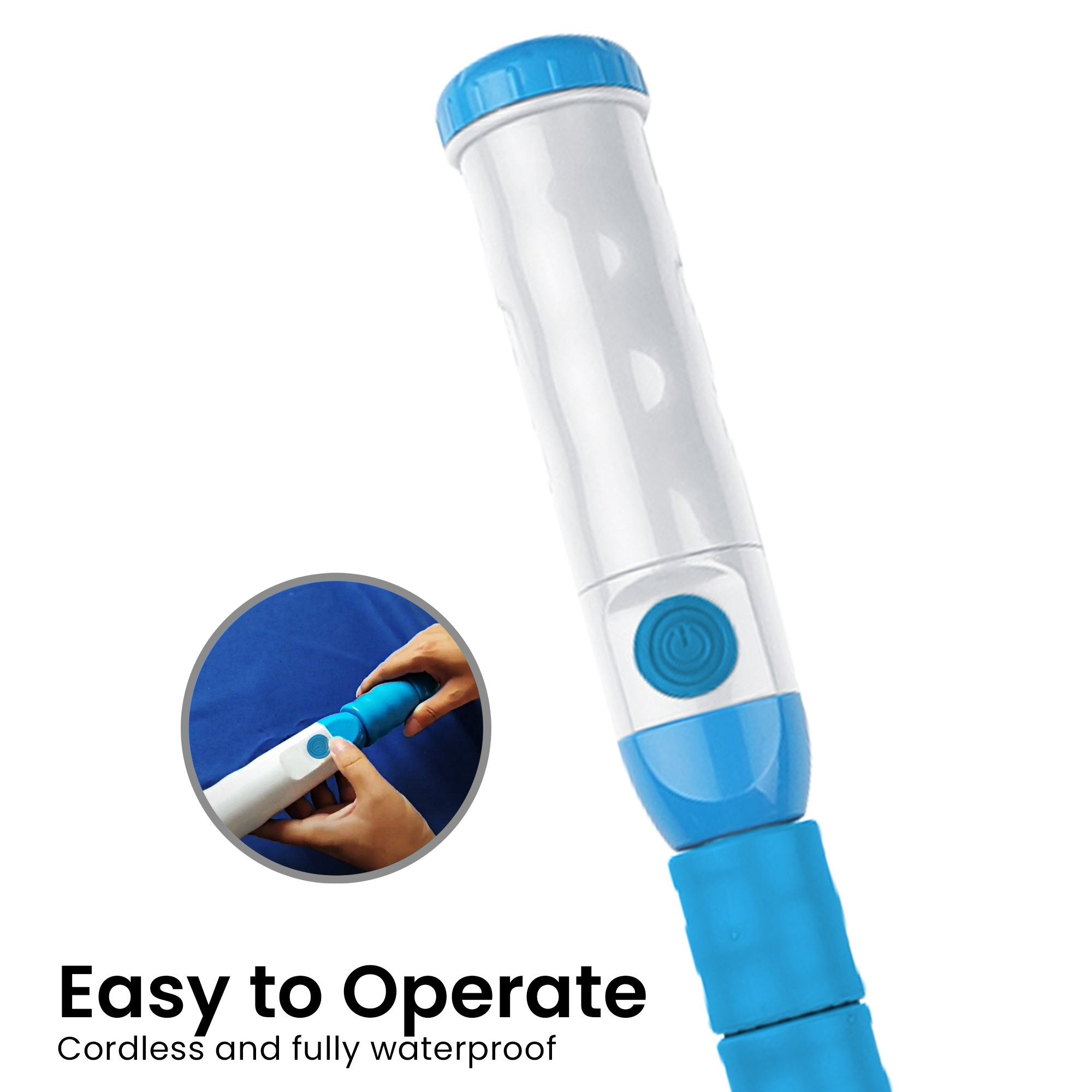 Aquajack 127 Portable Rechargeable Spa and Pool Vacuum Cleaner V240-SWP-CLN-127