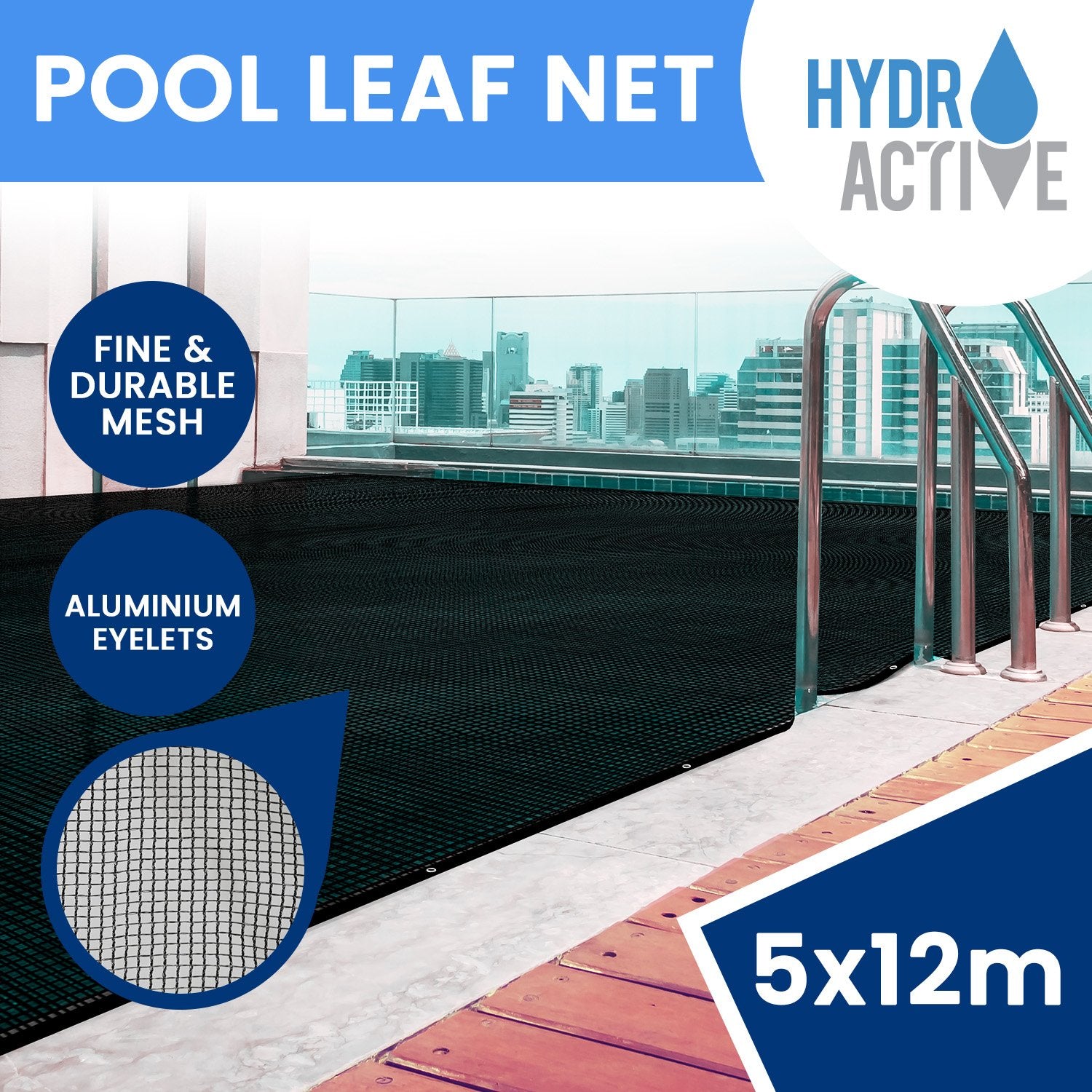 HydroActive Swimming Pool Net 5 x 12m V240-SWP-NET-0512