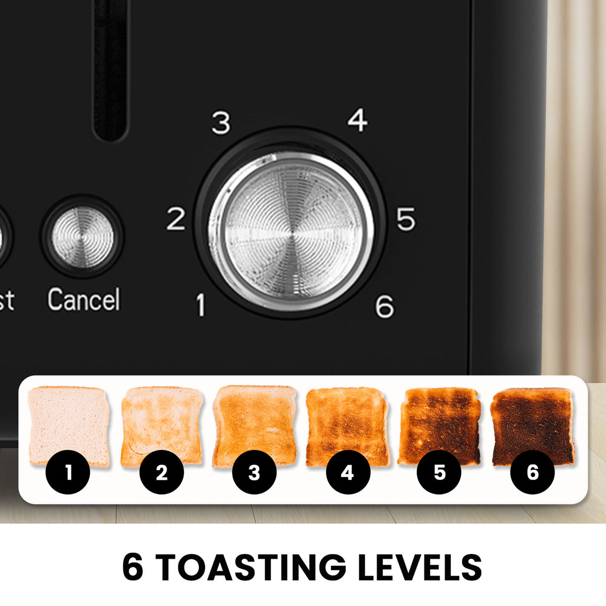 Pronti Breakfast Set with 1.25L Coffee Machine, Silver Noir Toaster & Kettle V240-T02-1711-850D