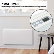 Nobo 2000W T2-NTL4T20 Electric Panel Heater with Timer Tilt Switch Silent Operation & Allergy-Free - V240-T2-NTL4T20