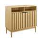 Sarantino Eleni 2-Door Sideboard Buffet Hallway Cabinet Storage Console Cupboard in Natural V240-TBL-751-00-NAT