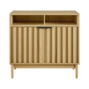 Sarantino Eleni 2-Door Sideboard Buffet Hallway Cabinet Storage Console Cupboard in Natural V240-TBL-751-00-NAT