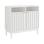 Sarantino Eleni 2-Door Sideboard Buffet Hallway Cabinet Storage Console Cupboard in White V240-TBL-751-00-WHT