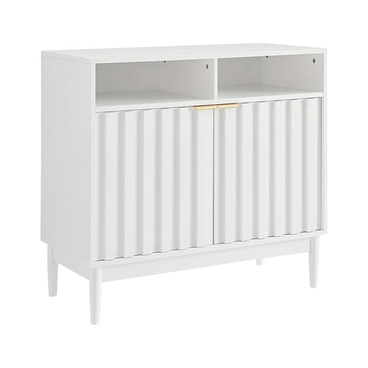 Sarantino Eleni 2-Door Sideboard Buffet Hallway Cabinet Storage Console Cupboard in White V240-TBL-751-00-WHT