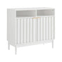 Sarantino Eleni 2-Door Sideboard Buffet Hallway Cabinet Storage Console Cupboard in White V240-TBL-751-00-WHT
