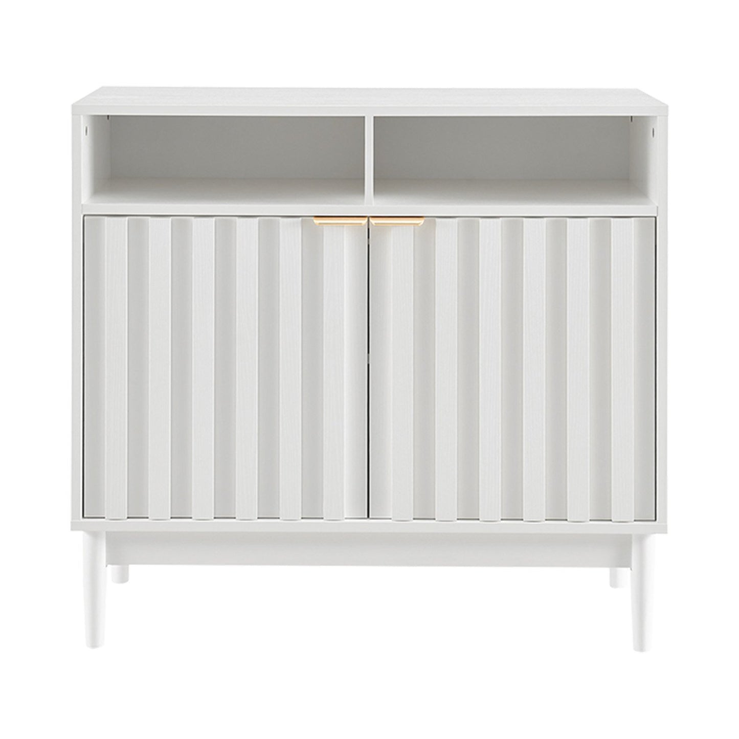 Sarantino Eleni 2-Door Sideboard Buffet Hallway Cabinet Storage Console Cupboard in White V240-TBL-751-00-WHT