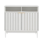 Sarantino Eleni 2-Door Sideboard Buffet Hallway Cabinet Storage Console Cupboard in White V240-TBL-751-00-WHT