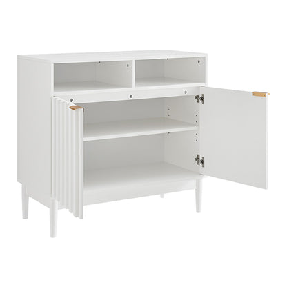 Sarantino Eleni 2-Door Sideboard Buffet Hallway Cabinet Storage Console Cupboard in White V240-TBL-751-00-WHT