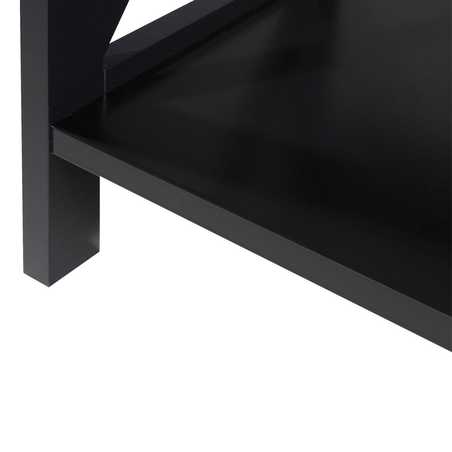 Sarantino Daphne 5-tier Cross Panel Bookshelf V240-TBL-NTD-027-17