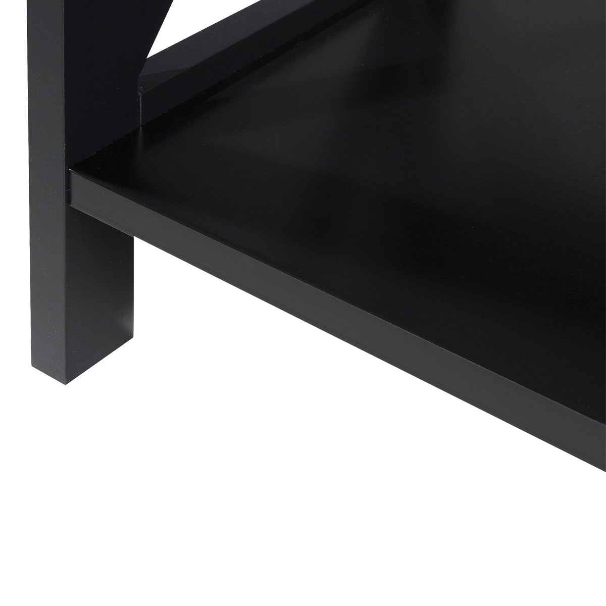 Sarantino Daphne 5-tier Cross Panel Bookshelf V240-TBL-NTD-027-17