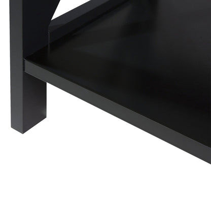 Sarantino Daphne 5-tier Cross Panel Bookshelf V240-TBL-NTD-027-17