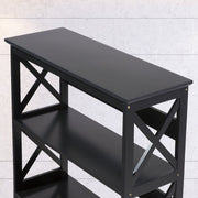 Sarantino Daphne 5-tier Cross Panel Bookshelf V240-TBL-NTD-027-17