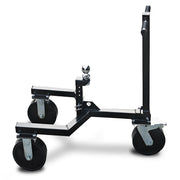 Kartrite Trailer Dolly Adjustable 2in Hitch Ball 1500kg Tongue Weight Capacity w/8in Swivel Wheels Steel V240-TDM-PMG-D77-BK