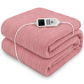 Laura Hill Xl Electric Heated Blanket Throw Soft Coral Fleece With 10 Heat Settings - Pink V240-THRG-KH-200-PK