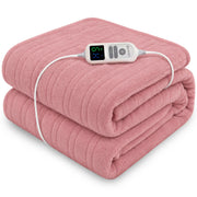 Laura Hill Xl Electric Heated Blanket Throw Soft Coral Fleece With 10 Heat Settings - Pink V240-THRG-KH-200-PK