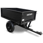 Kartrite Heavy Duty Dump Cart 270kg Capacity Pneumatic Tyres Quick Release Pedal Removable Tailgate Trailer V240-TLY-SPR-39C-BK