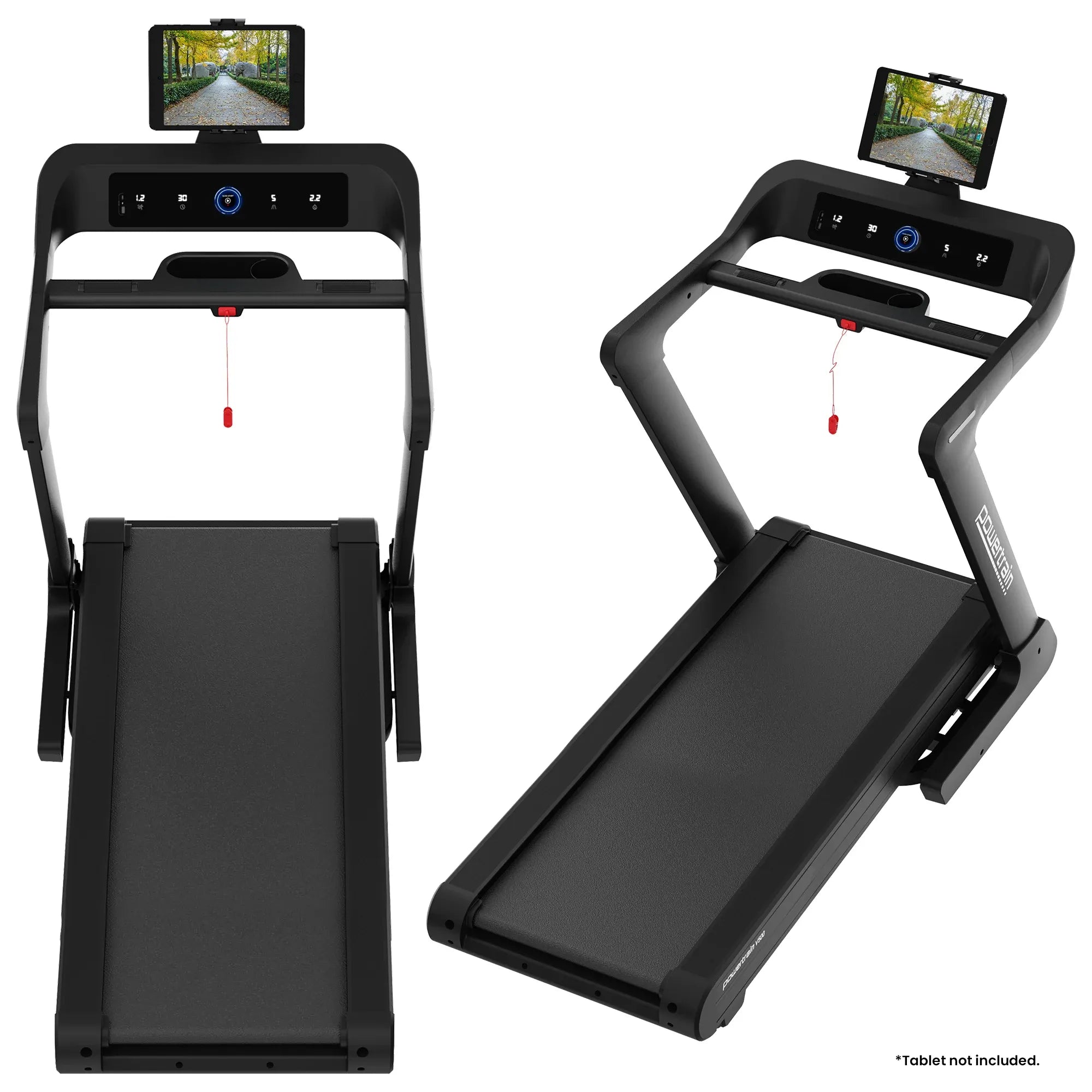 Powertrain V500 3hp Foldable Treadmill Cardio Running Automatic Incline Machine V240-TML-HSM-V500