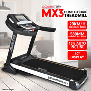Powertrain MX3 Treadmill Performance Home Gym Cardio Machine V240-TML-LJJ-MX3