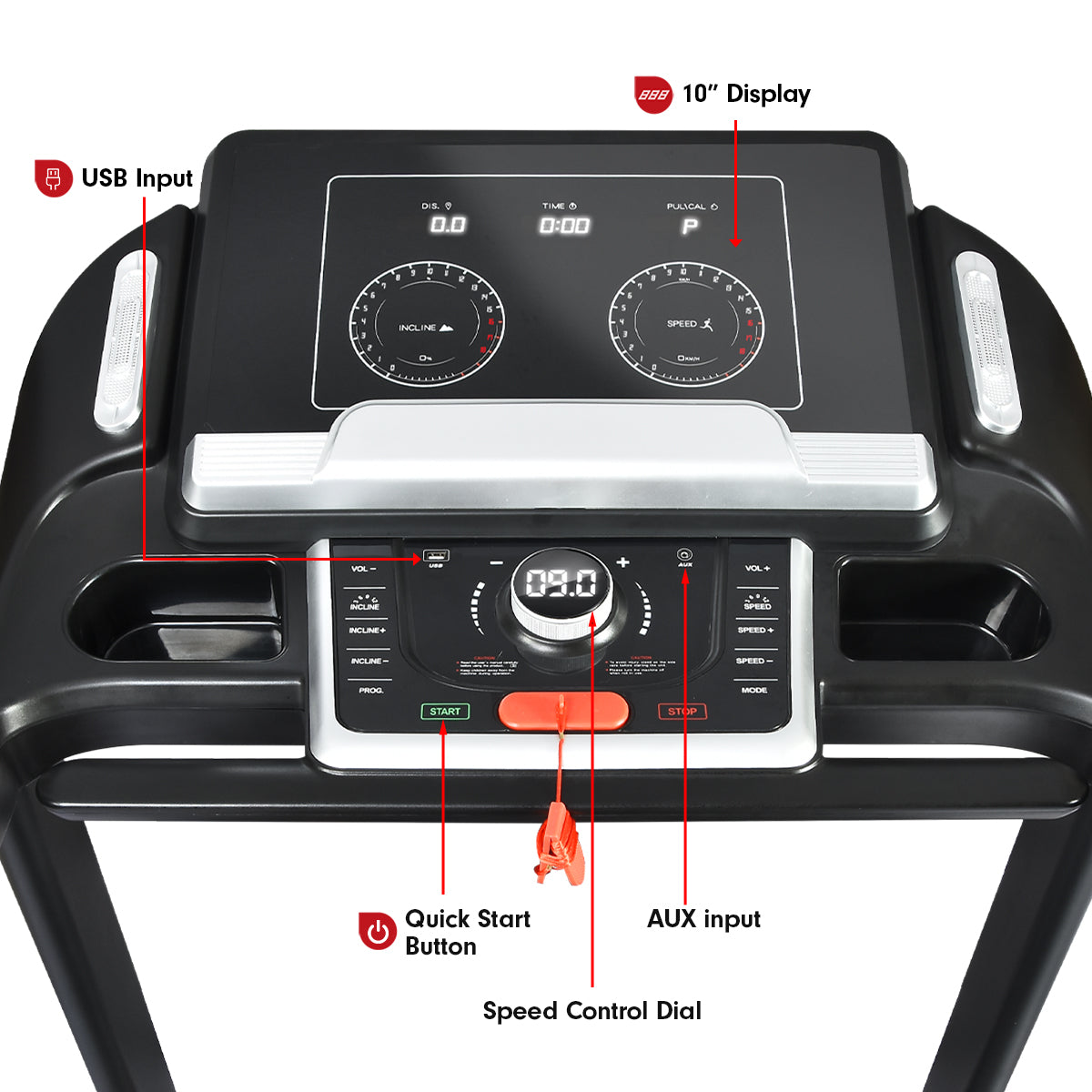 Powertrain MX3 Treadmill Performance Home Gym Cardio Machine V240-TML-LJJ-MX3