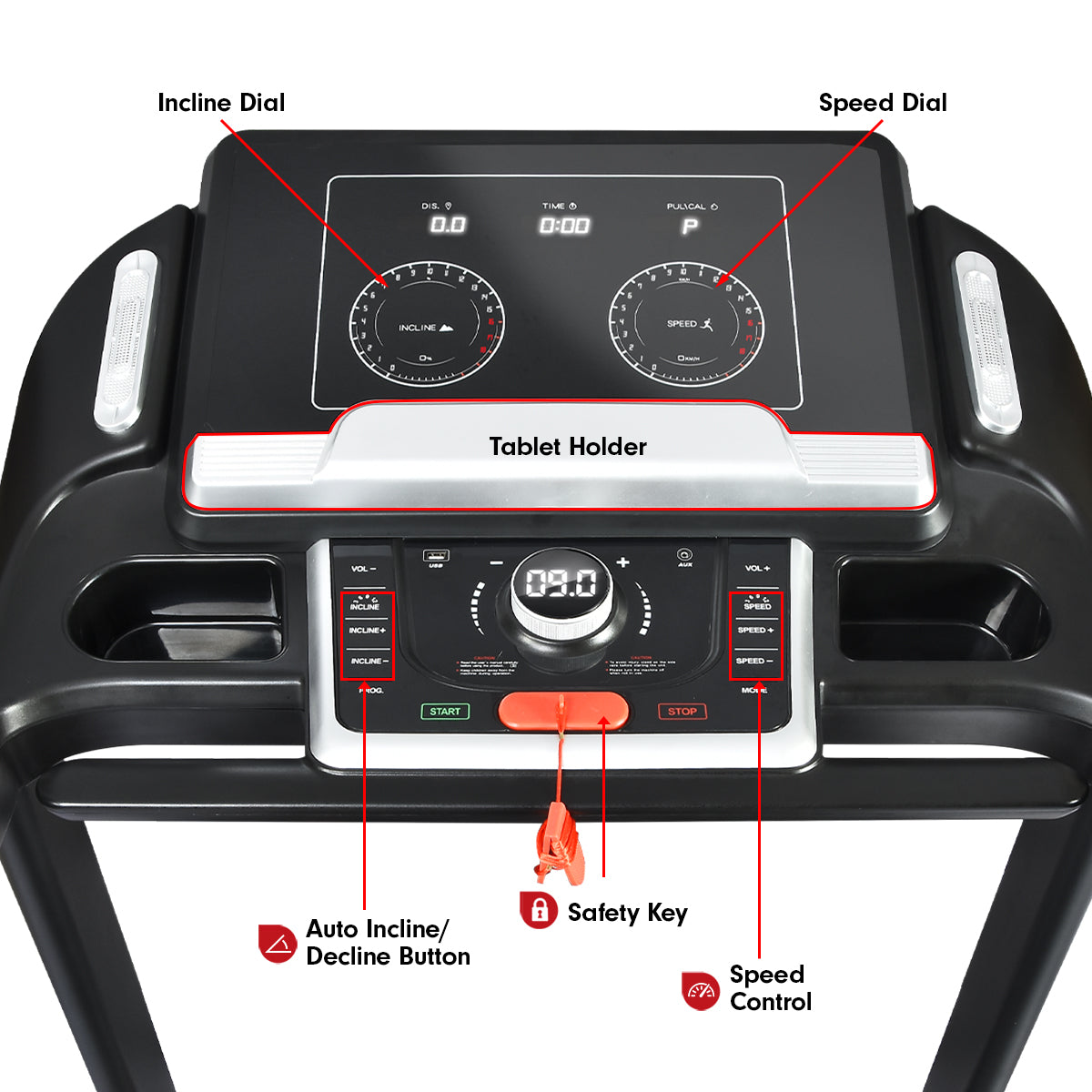 Powertrain MX3 Treadmill Performance Home Gym Cardio Machine V240-TML-LJJ-MX3