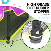 Kahuna 4.5ft Trampoline Round Free Safety Net Spring Pad Cover Mat Outdoor Blue Purple V240-TRA-FJP-45-BUPU