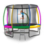 Kahuna 10ft Outdoor Trampoline Kids Children With Safety Enclosure Pad Mat Ladder - Rainbow V240-TRA-KAH-10-RB