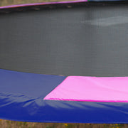 Kahuna 10ft Outdoor Trampoline Kids Children With Safety Enclosure Pad Mat Ladder Basketball Hoop Set - V240-TRA-KAH-10-RB-BB
