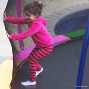 Kahuna 12ft Trampoline Free Ladder Spring Mat Net Safety Pad Cover Round Enclosure - Rainbow V240-TRA-KAH-12-RB