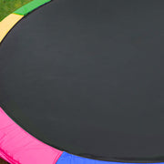 Kahuna 12ft Trampoline Free Ladder Spring Mat Net Safety Pad Cover Round Enclosure - Rainbow V240-TRA-KAH-12-RB