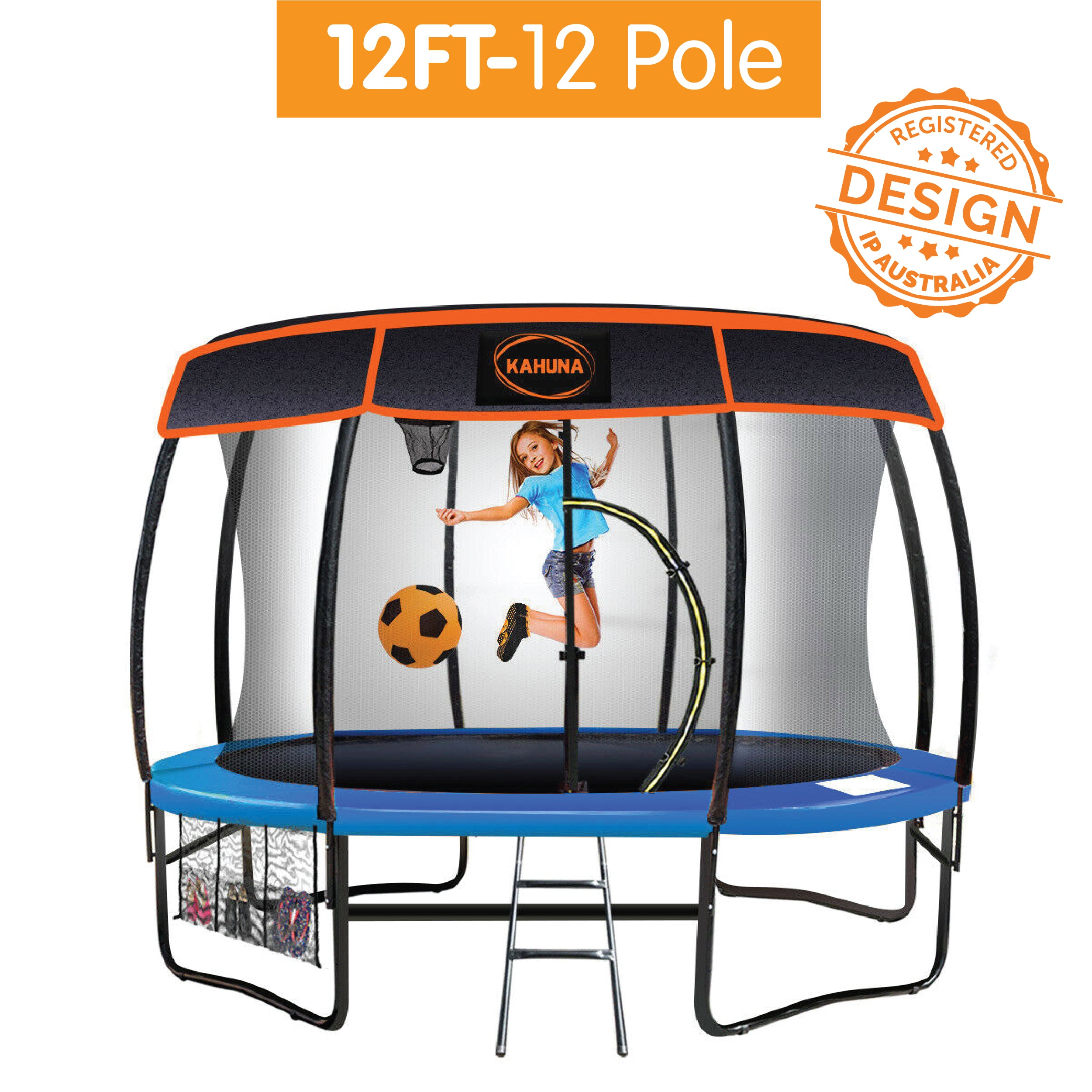 Kahuna 12ft-12 Pole Trampoline Roof Shade Cover V240-TRA-ROF-12