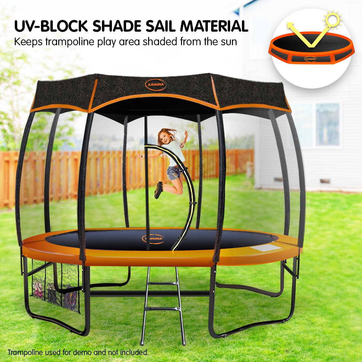 Kahuna 10ft Removable Twister Trampoline Roof Shade Cover V240-TRA-TWS-ROF-10