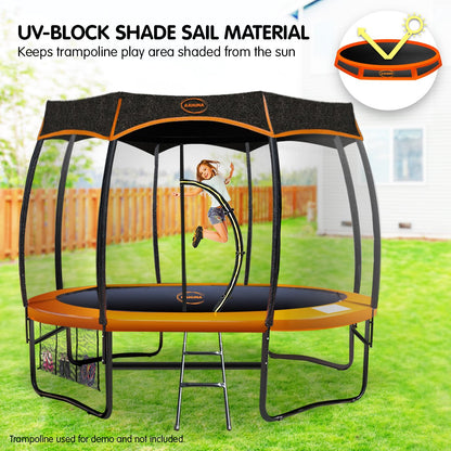 Kahuna 10ft Removable Twister Trampoline Roof Shade Cover V240-TRA-TWS-ROF-10