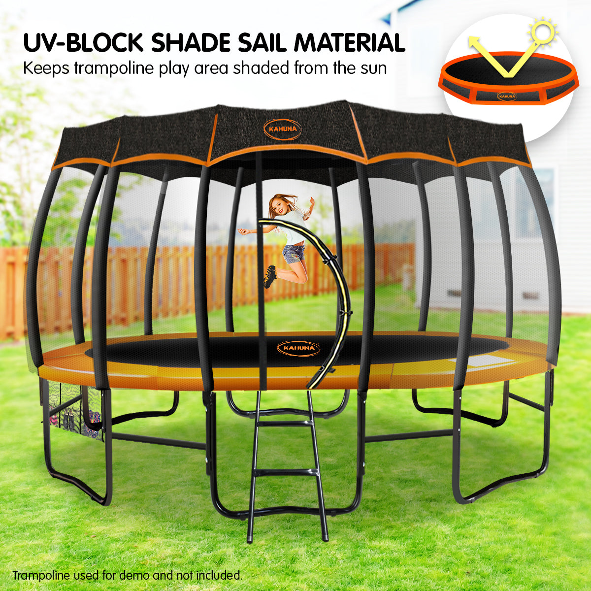Kahuna 12ft Removable Twister Trampoline Roof Shade Cover V240-TRA-TWS-ROF-12
