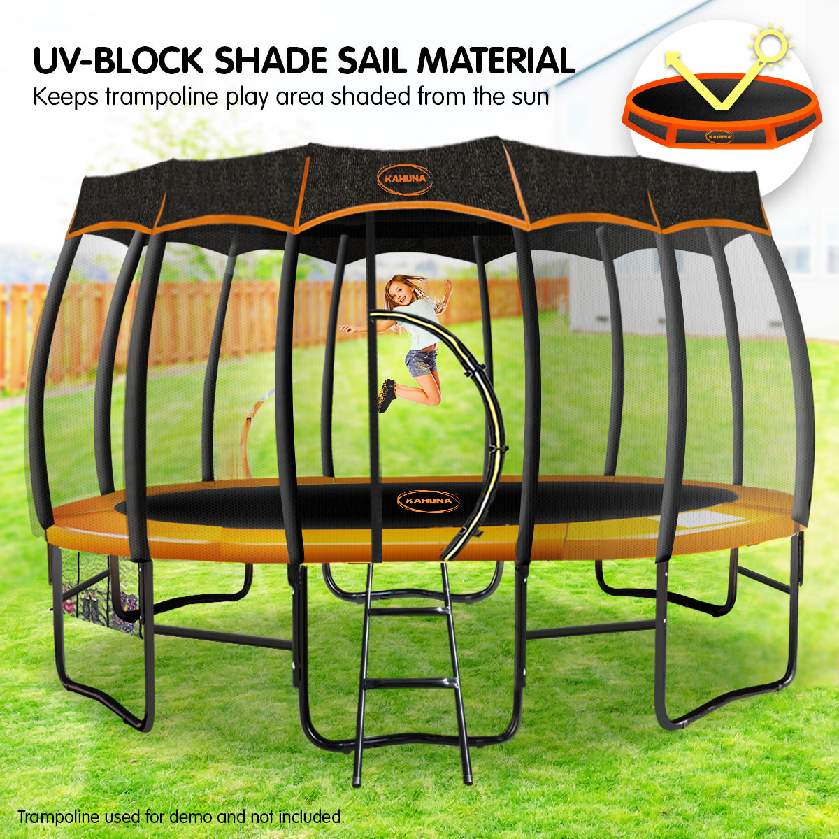 Kahuna 14ft Removable Twister Trampoline Roof Shade Cover V240-TRA-TWS-ROF-14