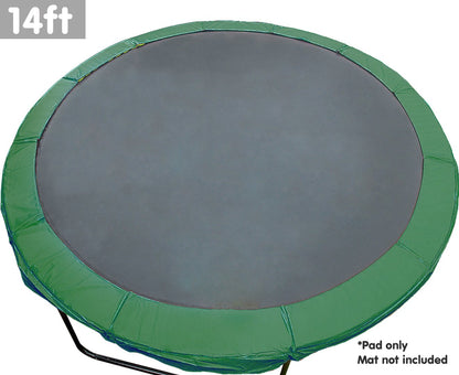 Kahuna 14ft Trampoline Replacement Spring Pad Round Cover - Green V240-TRP-PAD-GN-14