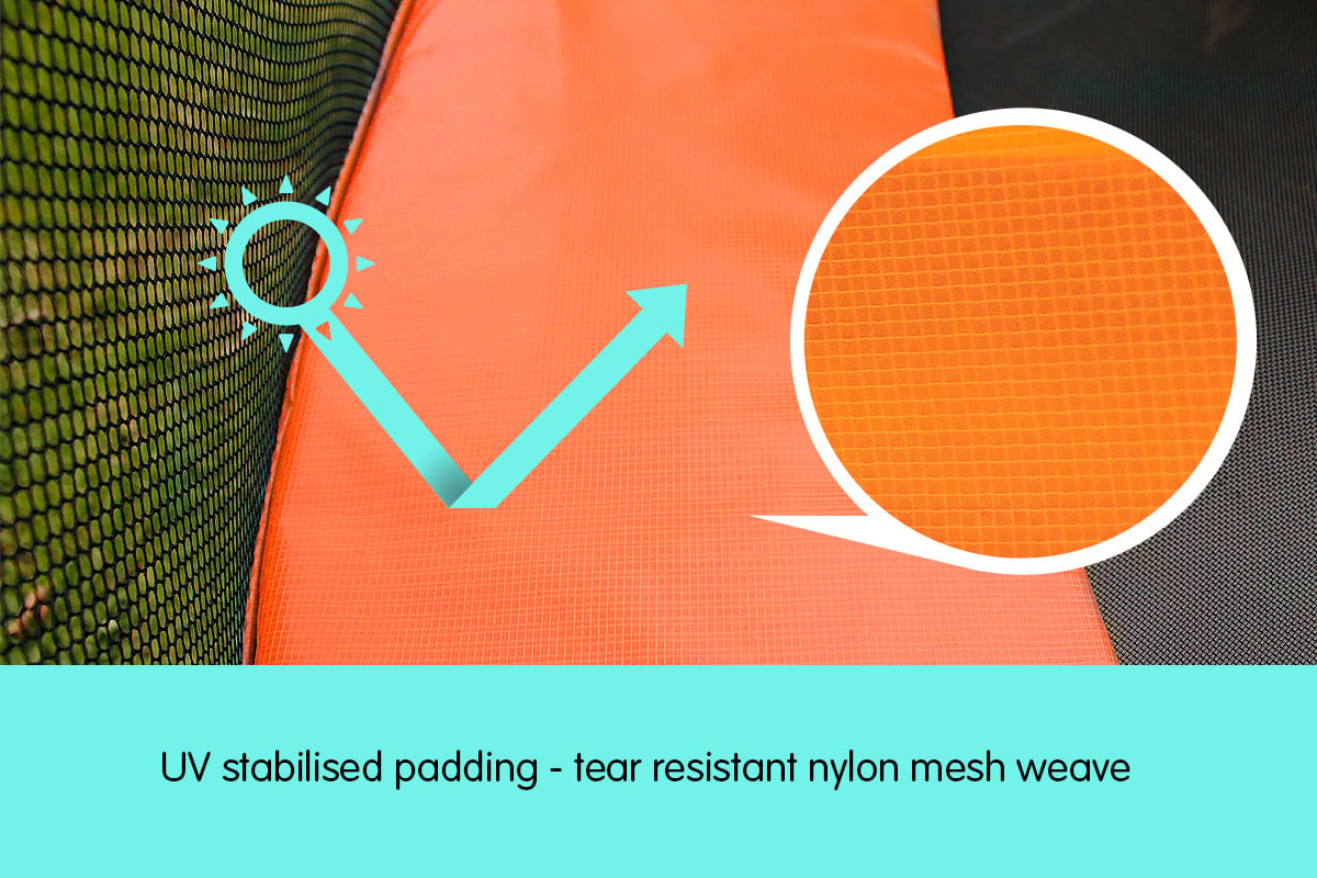 Kahuna 12ft Trampoline Replacement Pad Round - Orange V240-TRP-PAD-OR-12