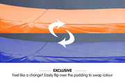 Kahuna 10ft Trampoline Reversible Replacement Pad Round - Orange/Blue V240-TRP-PAD-ORBU-10