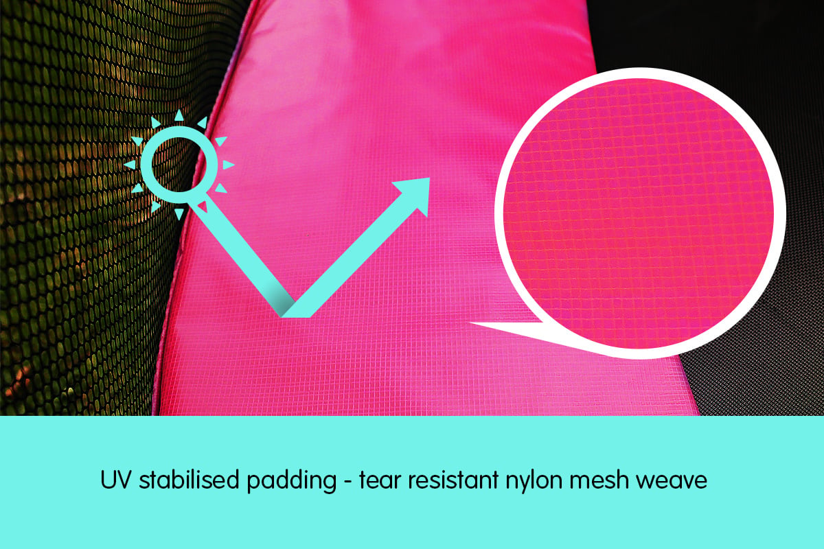 Kahuna 6ft Trampoline Replacement Pad Round - Pink V240-TRP-PAD-PK-06